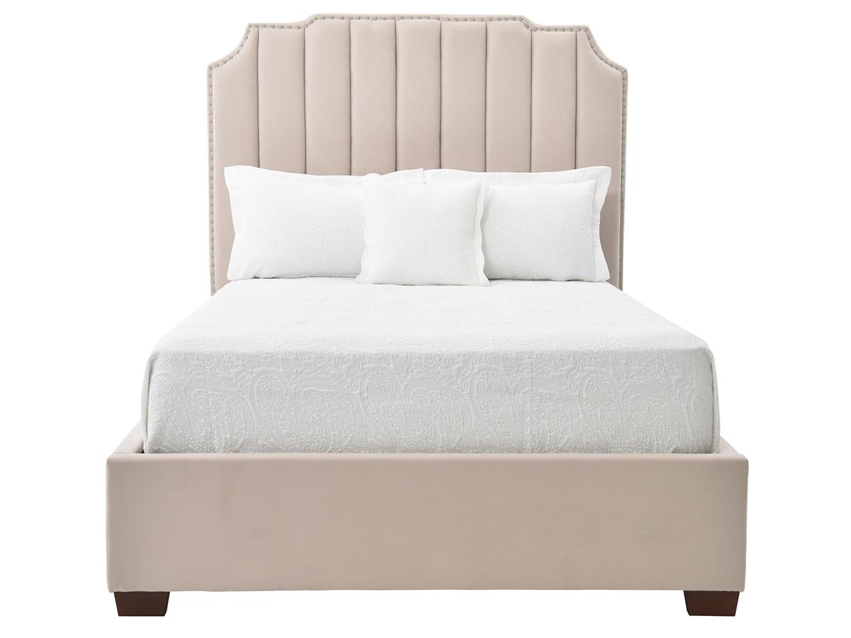 Harper Platform Bed, Queen-Size, Sand
